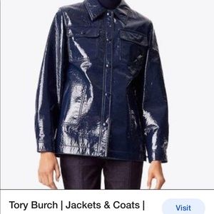 NWT Tory Burch Meg Jacket Navy Size 6
